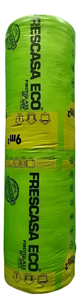 D_NQ_NP_2X_634098-MCO94813259732_102025-F Frescasa Eco 3-1/2pg Rollo Fibra De Vidrio 9m2 Insonorizar