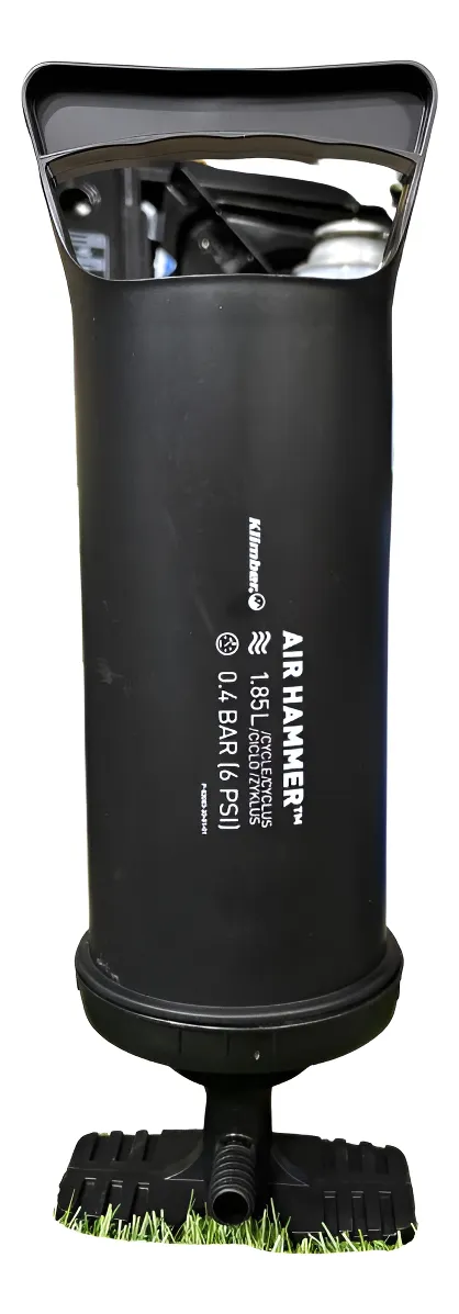 Bomba Infladora Manual Klimber De 36 Cm Negro