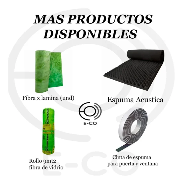 Espuma Acustica (x3 Und) Profesional Para Ruido 1m X2mts