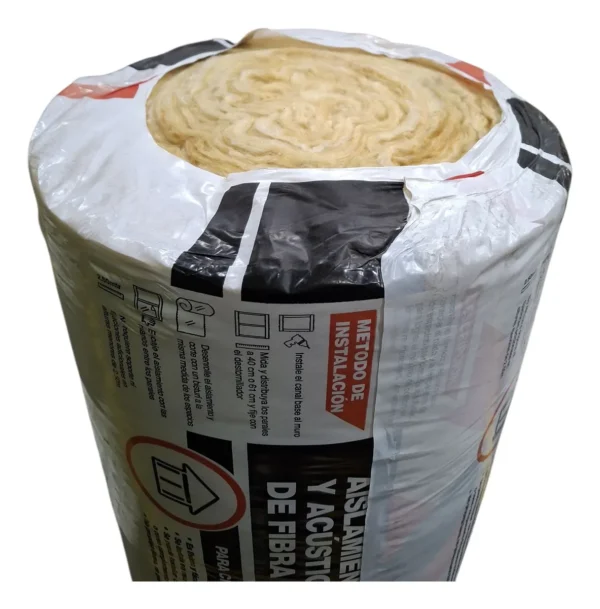 Frescasa Eco 3-1/2pg Rollo Fibra De Vidrio 9m2 Insonorizar 1.2v
