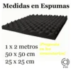 Espuma Acustica (x3 Und) Profesional Para Ruido 1m X2mts