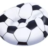 Sillón Inflable Puff Redondo Interior Pelota Football Bogota Blanco