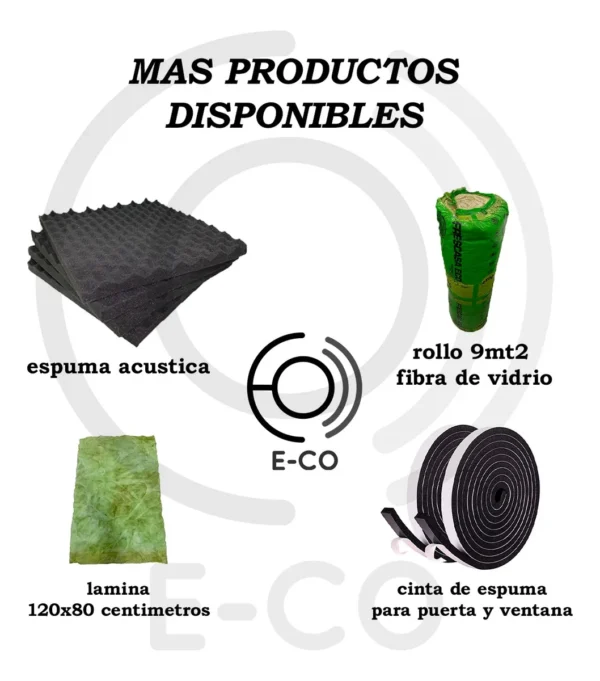 Espumas Acústicas Insonorización (10und) 50x50x5cm