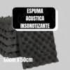 Espuma Acústica Profesional 50×50×5 cm – Combo x24 Unidades Insonorización Total