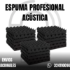 Espuma Acústica para Grabación 50×50 cm  Control de Eco y Reverberación