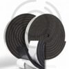Cinta Aislante de Sonido para Puertas y Ventanas – Combo x2  Sellado Acústico Negro
