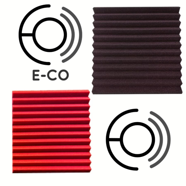 Espuma Acústica Pirámide 30x30x2.5cm Pack X12 Paneles